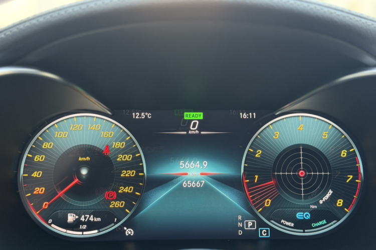 奔驰C级(进口) 2020款 C 260 轿跑车中控内饰15