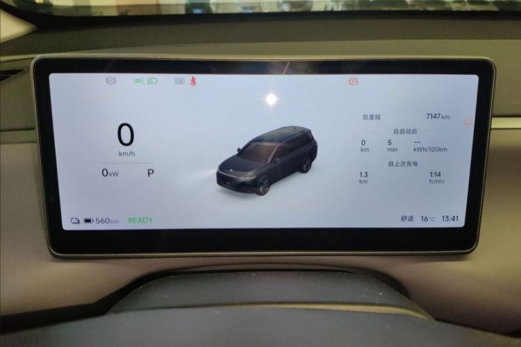 零跑汽车 零跑C16 2026款 纯电 630激光雷达智尊版 6座中控内饰15