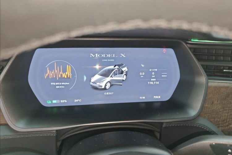 特斯拉 Model X 2019款 长续航版中控内饰15