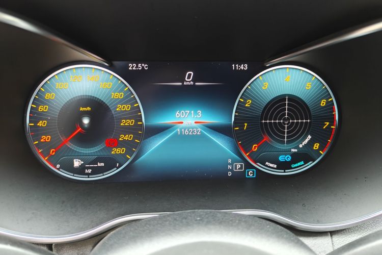 奔驰C级 2020款 改款 C 260 L中控内饰15