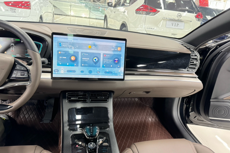 比亚迪 汉 2021款 EV 标准续航版豪华型中控内饰7009