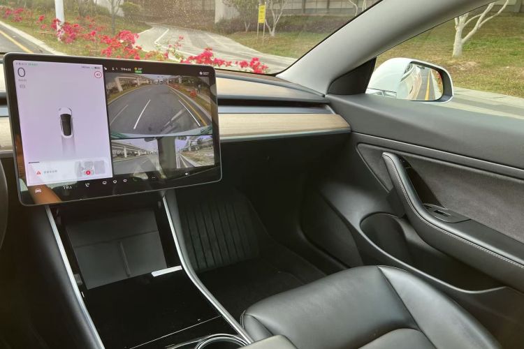 特斯拉 Model 3 2020款 改款 长续航后轮驱动版中控内饰7007