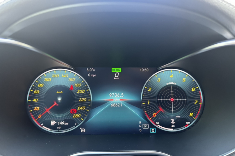 奔驰C级 2019款 改款 C 260 L 运动版中控内饰15