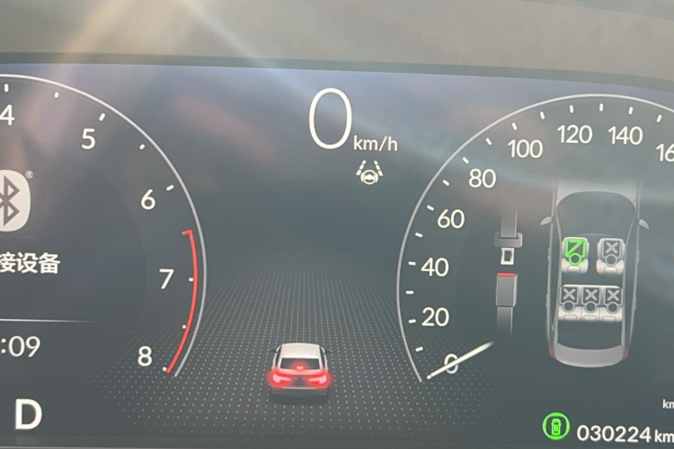 本田 思域 2022款 240TURBO CVT劲控版局部细节9014