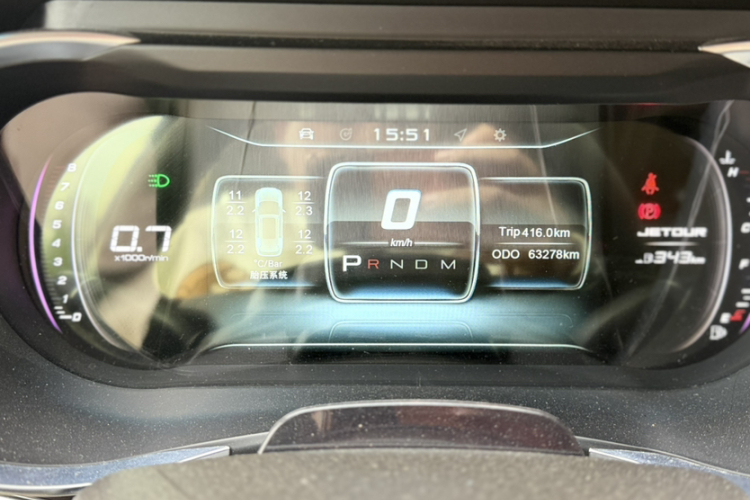 捷途X90 2019款 1.5T 自动悦享型 6座 国V中控内饰15