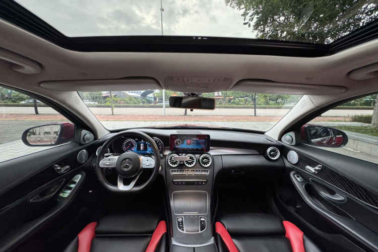 奔驰C级 2020款 C 200 L 时尚型运动版中控内饰7007