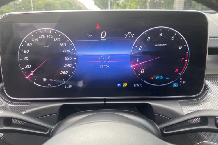 奔驰C级 2022款 改款 C 260 L 运动版中控内饰15