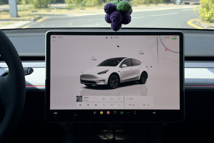 特斯拉 Model Y 2024款 后轮驱动版中控内饰7008