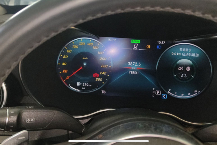 奔驰C级 2020款 改款 C 260 L 运动版中控内饰15