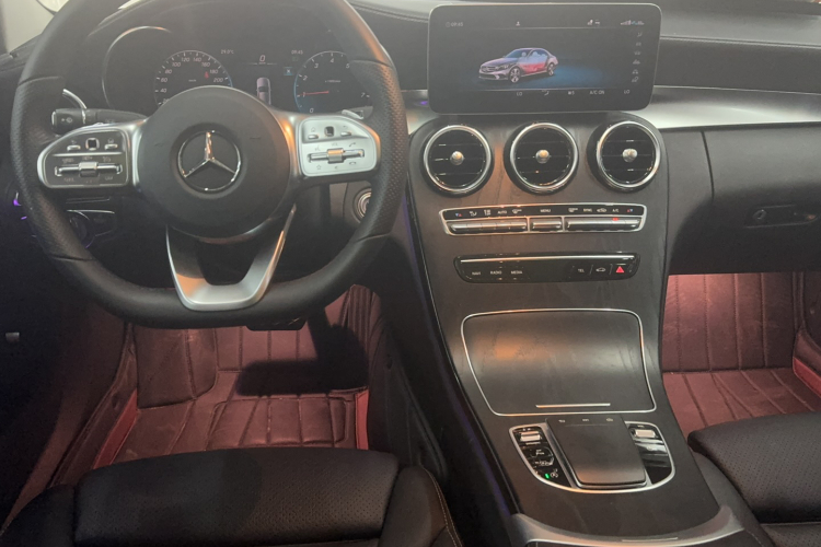 奔驰C级 2021款 C 200 L 时尚型运动版中控内饰7003