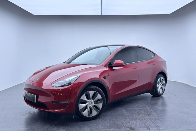 特斯拉 Model Y 2021款 改款 长续航全轮驱动版 3D5车身外观1