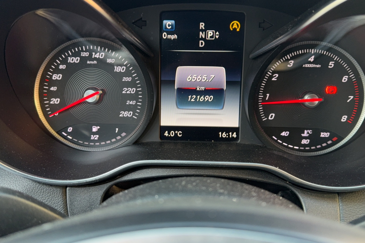 奔驰C级 2015款 改款 C 200 L中控内饰15