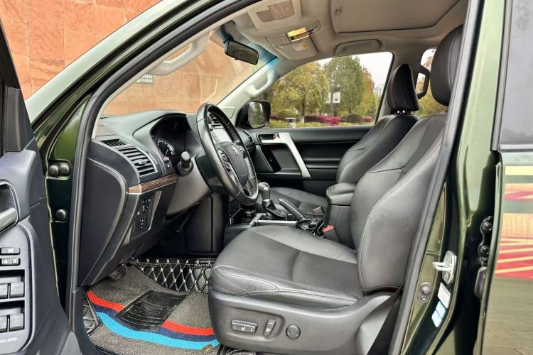 丰田 普拉多 2019款 3.5L 自动TX-L尊享版后挂备胎中控内饰7002