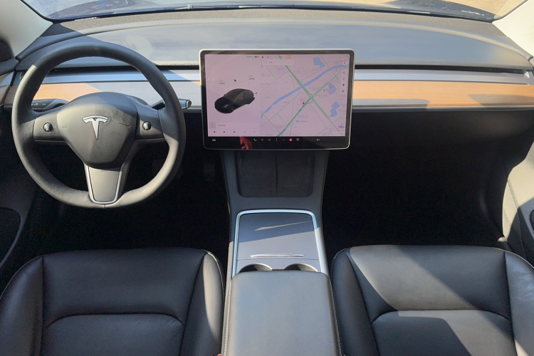 特斯拉 Model 3 2021款 标准续航后驱升级版 3D6中控内饰7004