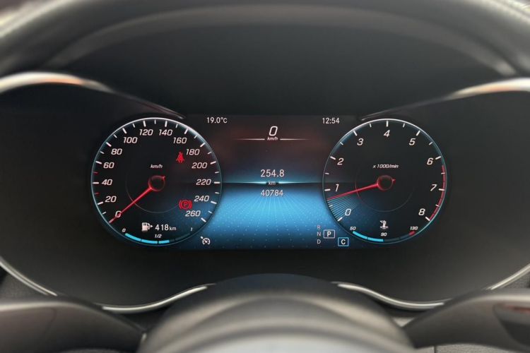 奔驰C级 2021款 C 200 L 时尚型运动版中控内饰15