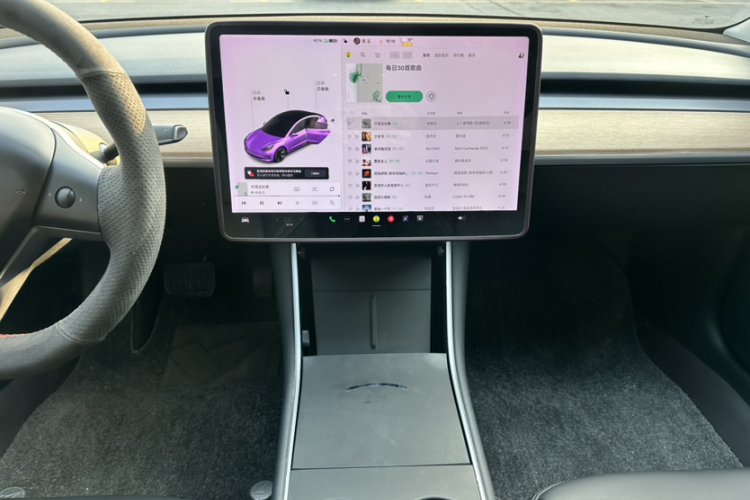 特斯拉 Model 3 2020款 标准续航后驱升级版中控内饰7009