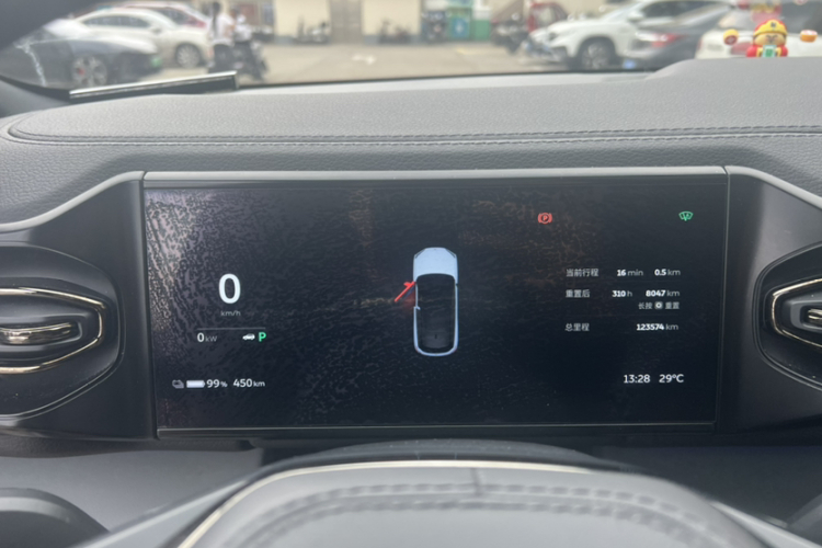 蔚来ES6 2020款 455KM 运动版中控内饰15