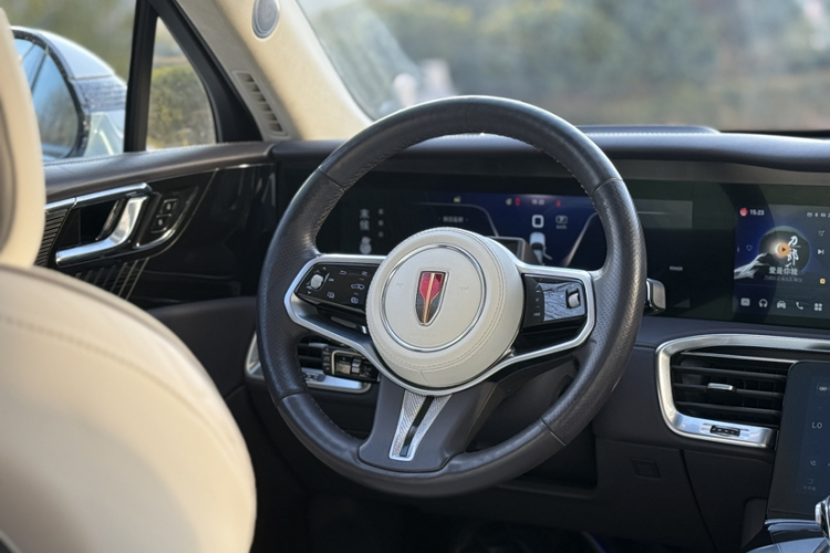 红旗E-HS9 2021款 510km 旗领版 四座中控内饰7005