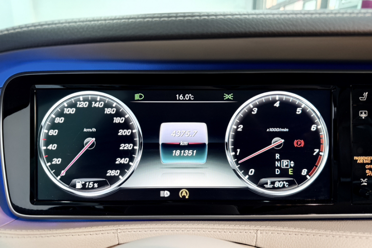 奔驰S级 2014款 S 320 L 商务型中控内饰15