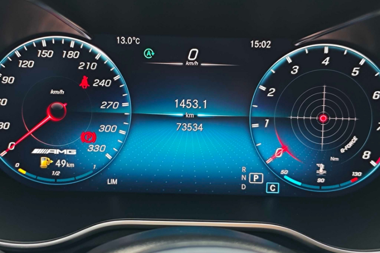 奔驰C级(进口) 2021款 C 260 轿跑车中控内饰7006