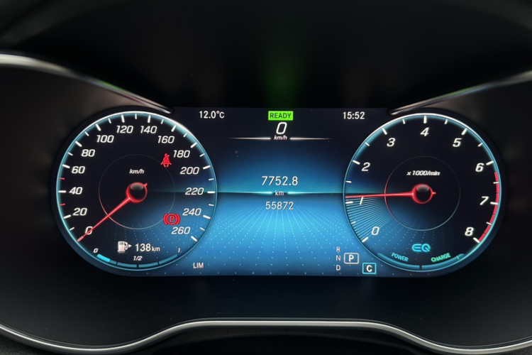 奔驰C级 2020款 改款 C 260 L 运动版中控内饰15