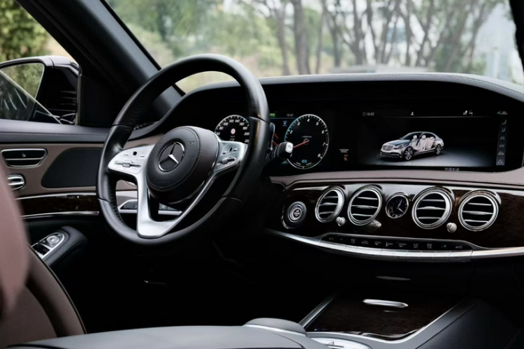 奔驰S级 2020款 S 350 L 商务型 臻藏版中控内饰7005