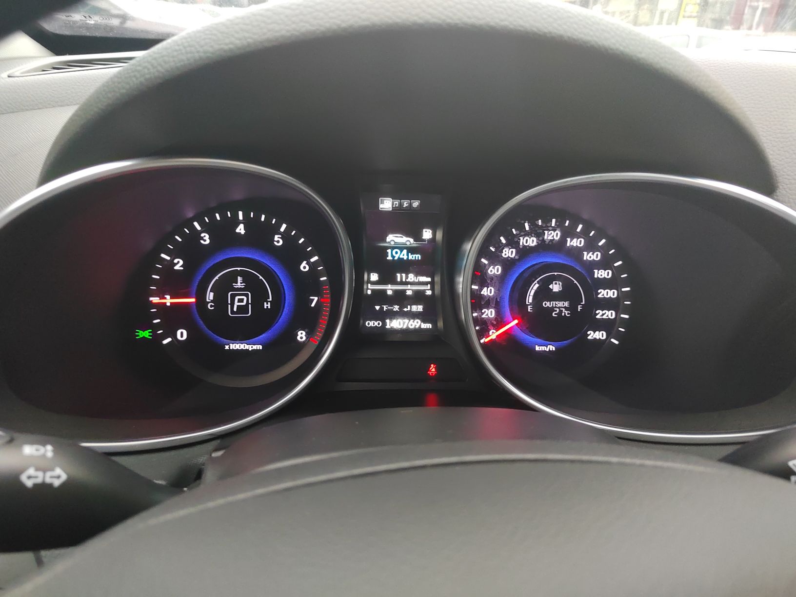 现代 全新胜达 2013款 2.4L 自动两驱智能型