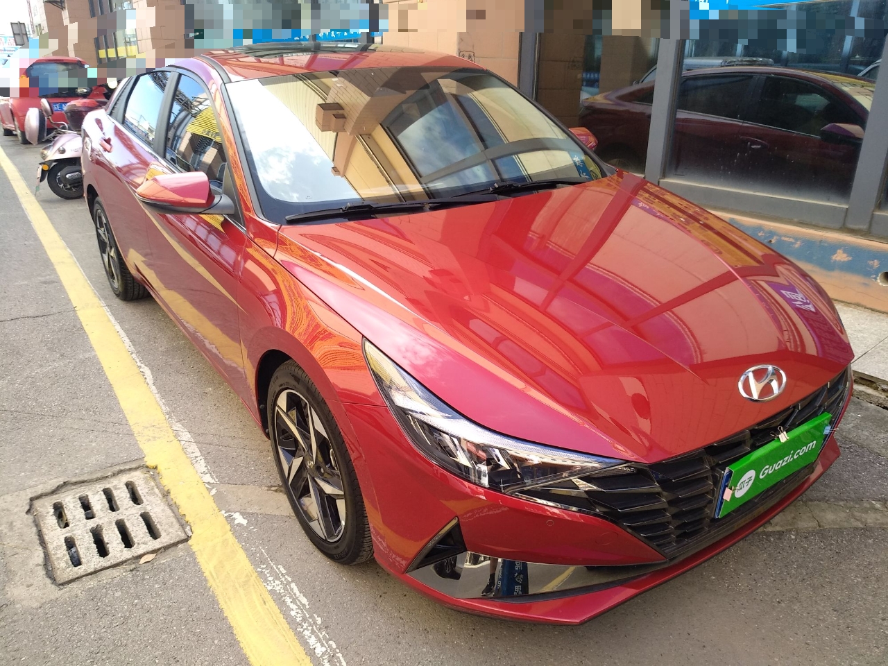 现代 伊兰特 2021款 1.5L CVT LUX尊贵版