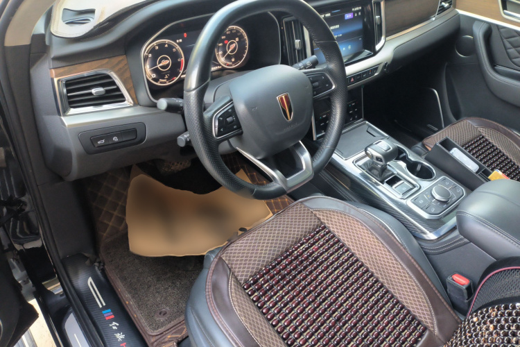 红旗HS7 2021款 3.0T 自动四驱智联旗畅版中控内饰12