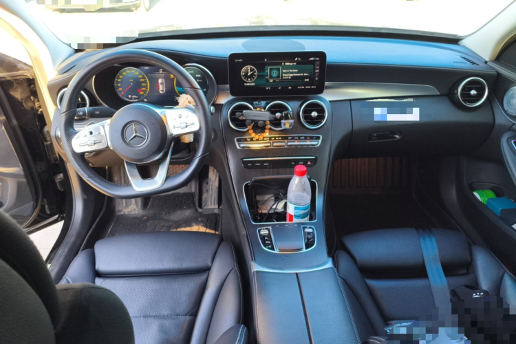 奔驰C级 2020款 改款 C 200 L 时尚型运动版中控内饰12