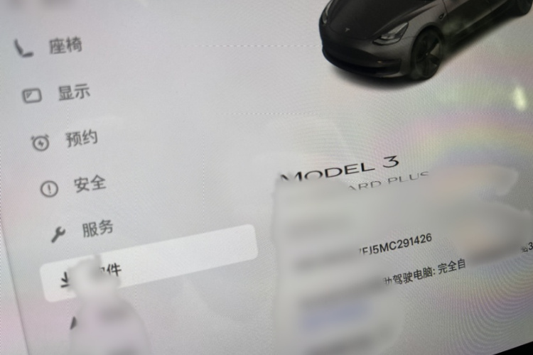 特斯拉 Model 3 2021款 标准续航后驱升级版 3D6局部细节14