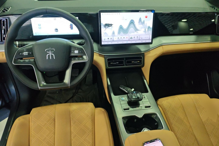 比亚迪 宋L DM-i 2024款 112km 领先型中控内饰12