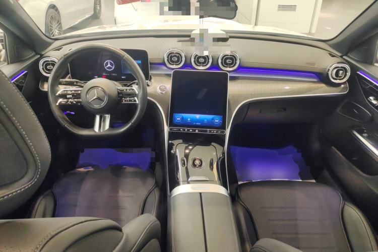 奔驰C级新能源 2024款 C 350 eL中控内饰12