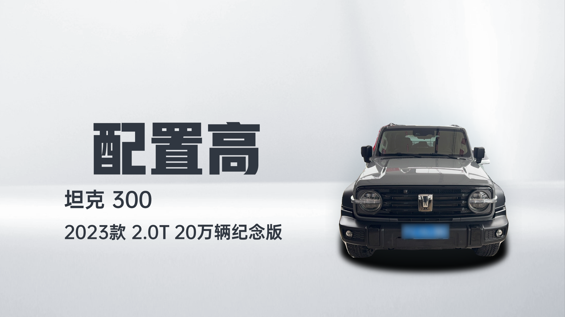 坦克300 2023款 2.0T 20万辆纪念版解读1