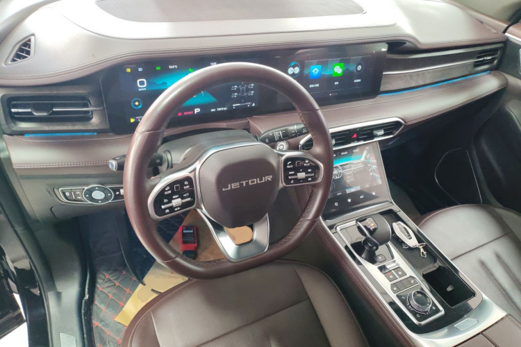 捷途X90 2023款 子龙 2.0T DCT常胜版 5座中控内饰12