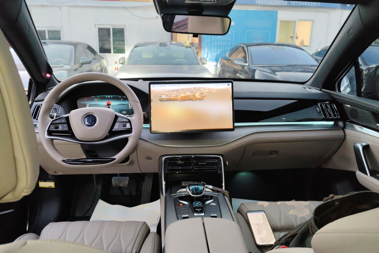 比亚迪 唐新能源 2024款 EV 冠军版 600KM 尊享型中控内饰7002