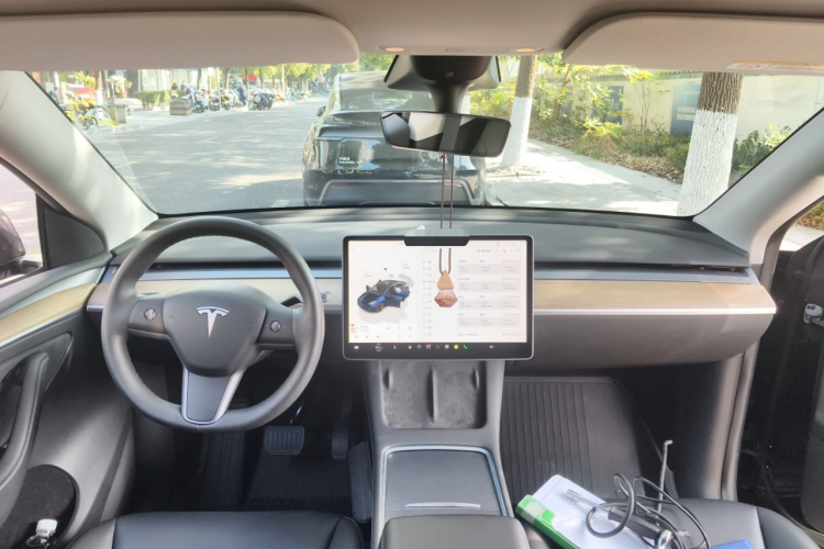特斯拉 Model Y 2022款 后轮驱动版中控内饰12