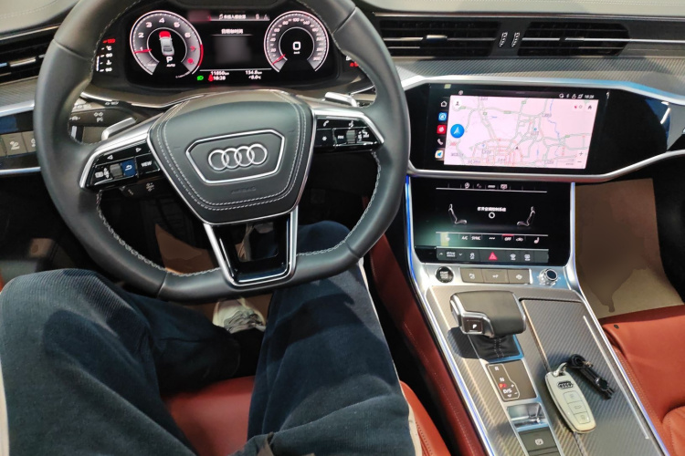 奥迪A7L 2024款 45 TFSI quattro 黑武士版中控内饰7002