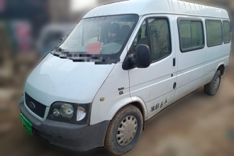 福特 经典全顺 2013款 2.8T柴油冰白物流车长轴中顶JX493ZLQ4