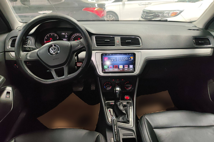 大众 朗逸 2017款 1.6L 自动风尚版中控内饰12