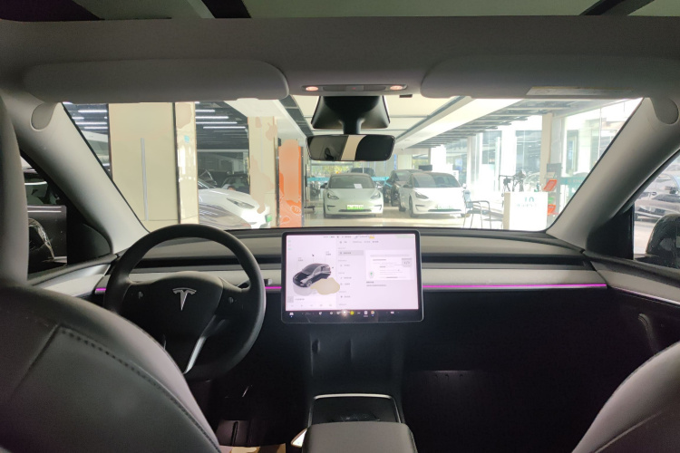 特斯拉 Model Y 2023款 长续航全轮驱动版中控内饰7002