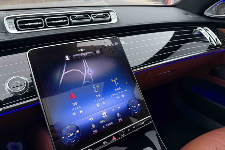 奔驰S级 2023款 S 450 L 4MATIC中控内饰7006