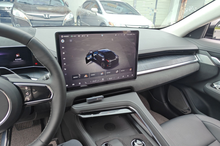 极氪001 2022款 长续航双电机 WE版中控内饰7002
