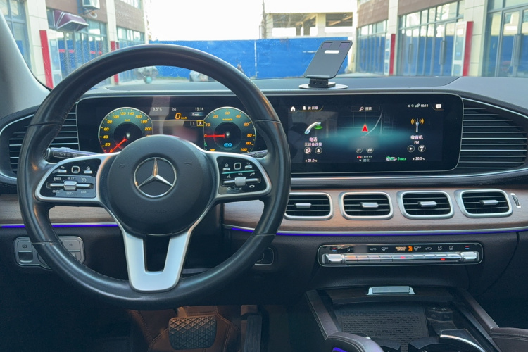 奔驰GLE新能源 2021款 GLE 350 e 4MATIC中控内饰7003