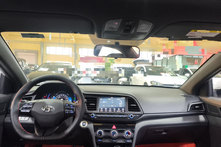 现代 领动 2019款 1.4T 双离合炫动·活力型中控内饰7002