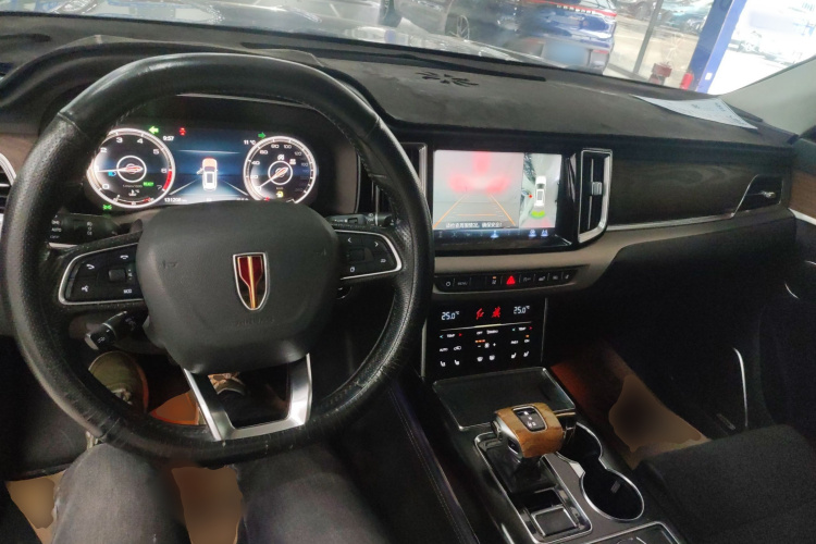 红旗HS7 2021款 2.0T DCT两驱智联旗畅版中控内饰12