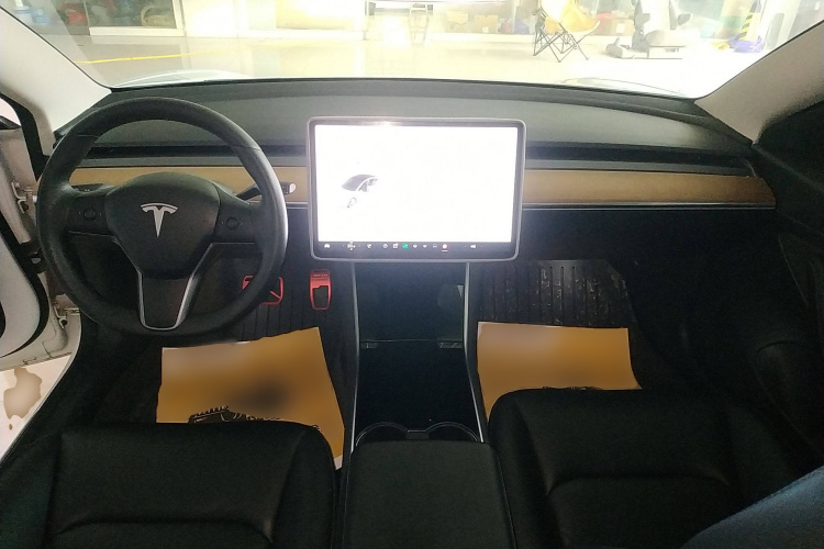 特斯拉 Model 3 2020款 改款 长续航后轮驱动版中控内饰12