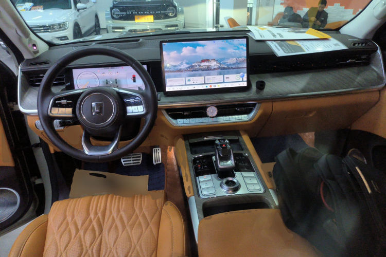 坦克500 2022款 3.0T 运动版 造境型 5座中控内饰12