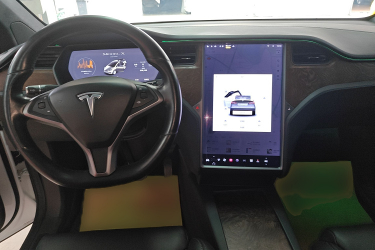 特斯拉 Model X 2019款 长续航版中控内饰7002