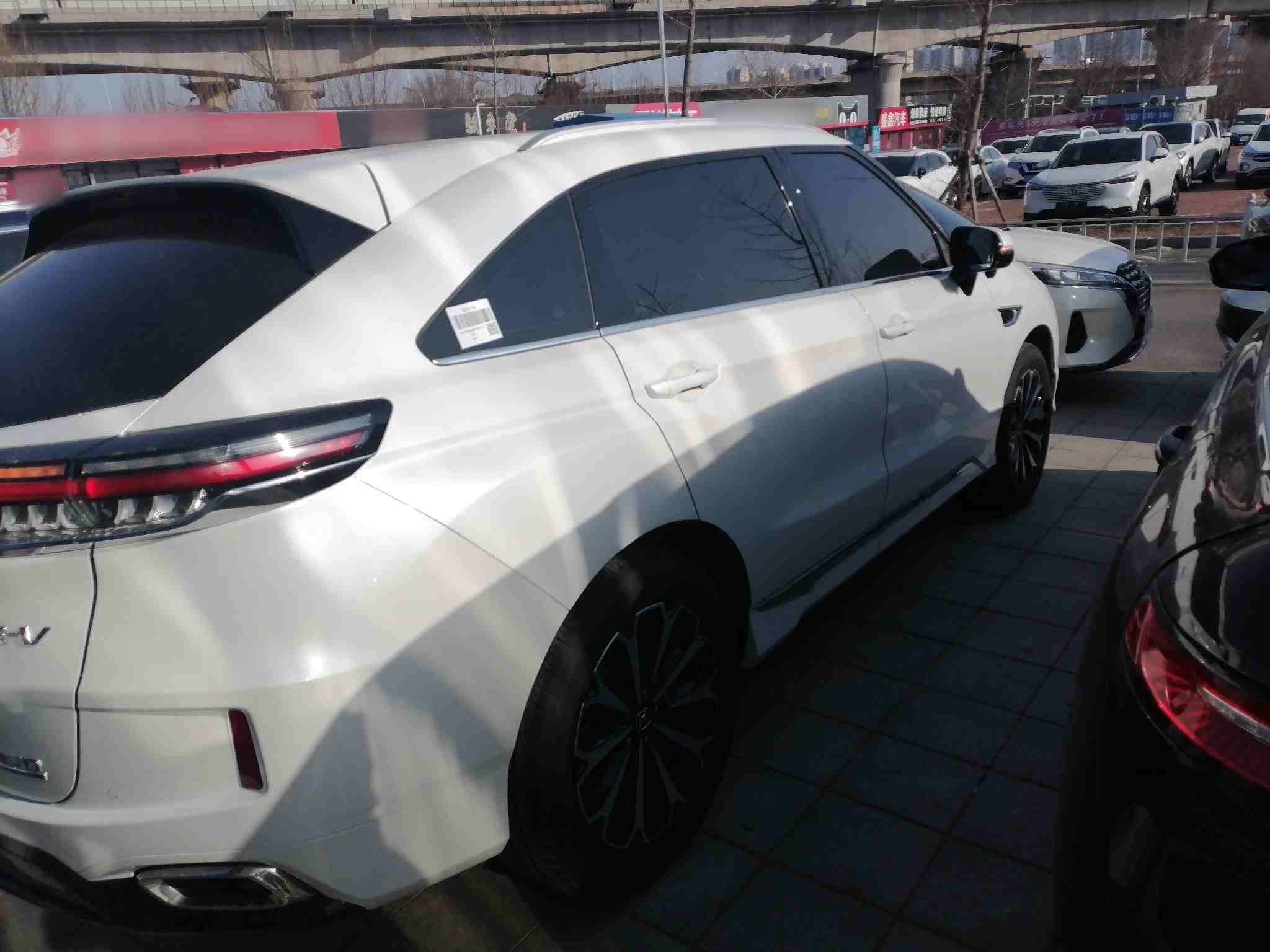 车辆右后45度视角